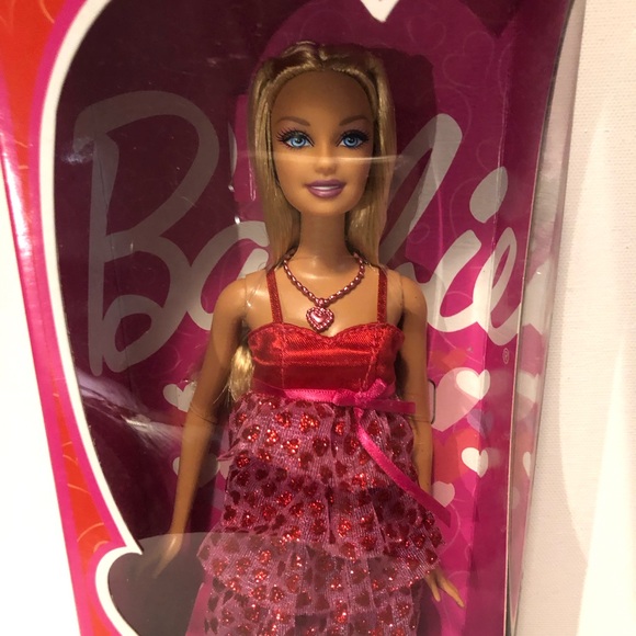 Barbie Valentine Wishes Blonde Barrette For U Grocery Exclusive Doll c. 2009 NIB - Picture 3 of 17